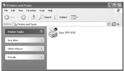 SONY DPP-EX5 - To check the installation - 1