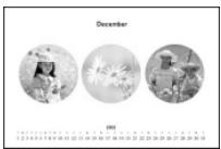 SONY DPP-EX5 - Création d'un calendrier - 1