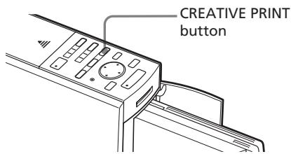 SONY DPP-EX5 - What you can do with the CREATIVE PRINT menu - 1