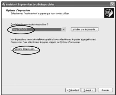SONY DPP-EX5 - Cliquez sur "Suivant". - 3