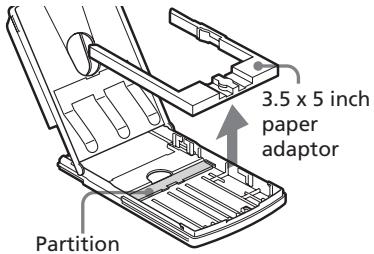 SONY DPP-EX5 - Inserting the print paper - 1