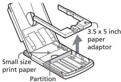 SONY DPP-EX5 - Inserting the print paper - 3
