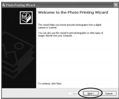 SONY DPP-EX5 - Click "Next". - 1