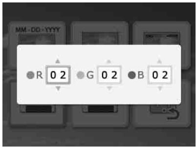 SONY DPP-FP75 - Modification du réglage des couleurs - 1