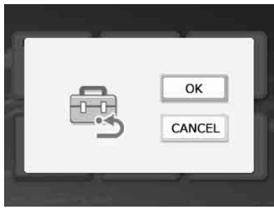 SONY DPP-FP75 - Appuyez sur / pour selectionner OK, puis appuyez sur ENTER. Les réglages de l'imprimante sont réinitialisés à leurs réglages par défaut. - 1