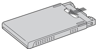SONY DPP-FP75 - Insérez du papier d'impression dans le magasin à papier. - 3