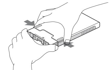 SONY DPP-FP75 - Ouvrez le couvercle du magasin à papier. - 1