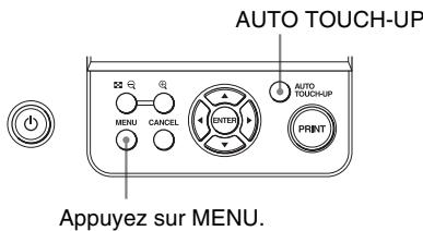 SONY DPP-FP85 - Fonctionnement à l'aide des touches de l'imprimante - 1