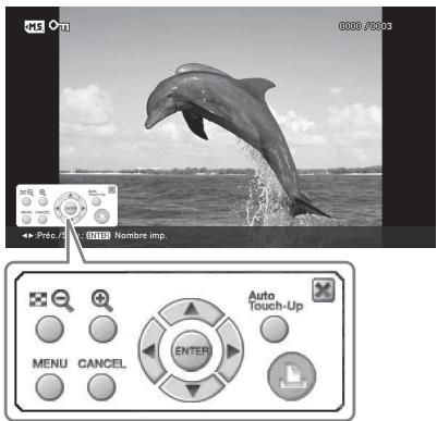 SONY DPP-FP85 - ■ Fonctions de base de l'imprimante avec une télécommande du téléviseur - 1