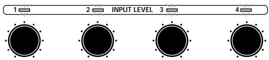 SONY DPS-V55M - Drehen Sie INPUT LEVEL (1-4), um die Eingangspegel einzustellen. - 1
