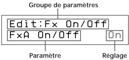 SONY DPS-V55M - Changement des paramètres - 1