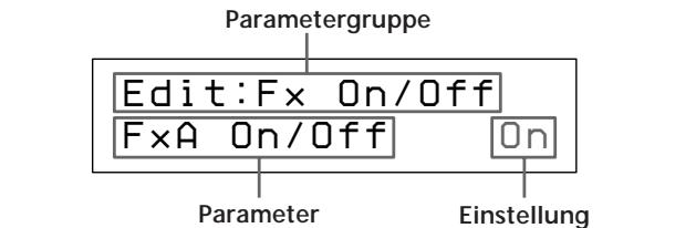 SONY DPS-V55M - Ändern der Parameter - 1