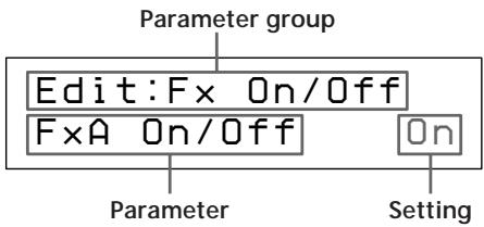SONY DPS-V55M - Changing the Parameters - 1