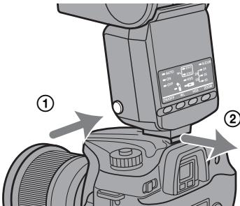 SONY HVL-F36AM - De flitser van de camera verwijderen - 1