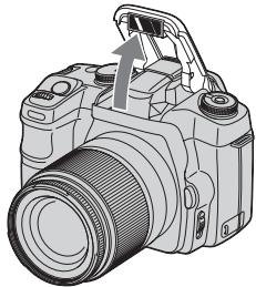 SONY HVL-F36AM - Verwijder de flitser van de camera en klap de ingebouwde flitseruit. - 1