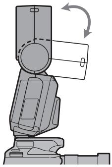 SONY HVL-F36AM - Orientez le flash vers le haut. - 1