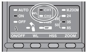 SONY HVL-F36AM - Stellen Sie an der Kamera das drahtlose Blitzen ein. - 1