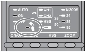 SONY HVL-F36AM - Orientez le flash vers le haut. - 2