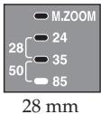 SONY HVL-F36AM - Press the ZOOM button to display the desired zoom coverage. - 6