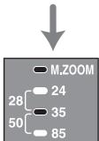 SONY HVL-F36AM - Press the ZOOM button to display the desired zoom coverage. - 11
