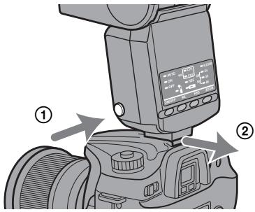 SONY HVL-F36AM - Retrait du flash de l'appareil photo - 1