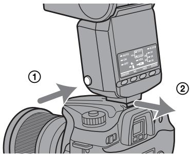 SONY HVL-F36AM - Rimozione del flash alla fotocamera - 1