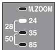 SONY HVL-F36AM - Press the ZOOM button to display the desired zoom coverage. - 9