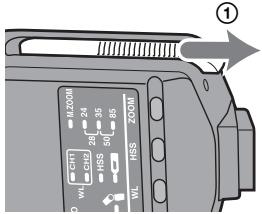 SONY HVL-F36AM - Batterijenplaatsen - 1