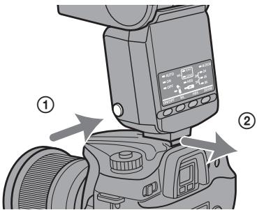 SONY HVL-F36AM - Removing the flash from the camera - 1
