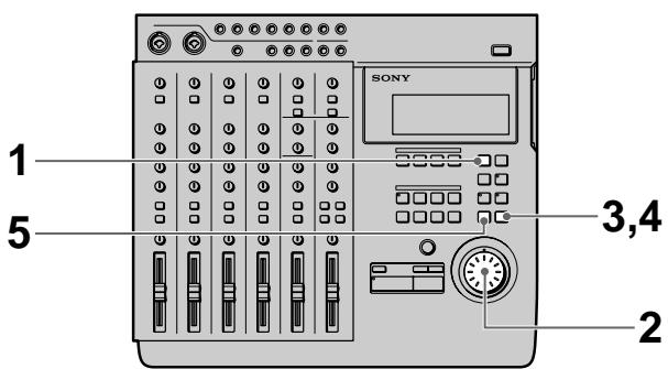 1 5 2 3,4 SONY