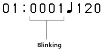 01:0001♩120 Blinking