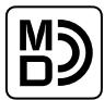 SONY MDM-X4 - Les minidisques de format MD-DATA portent le logo suivant: - 1