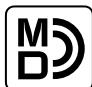 SONY MDM-X4 - MD-DATA format discs bear the following logo: - 1
