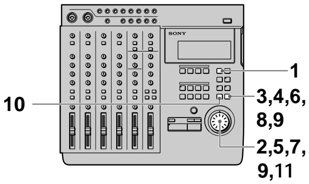 10 SONY 1 3,4,6, 8,9 2,5,7, 9,11