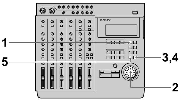 1 5 2 3,4 SONY