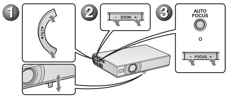 SONY VPL-CS20 - Ajustar el projector - 1