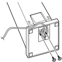 SONY BDV-F700 - Apriete los tornillos para fijar el soporte del altavoz. - 1