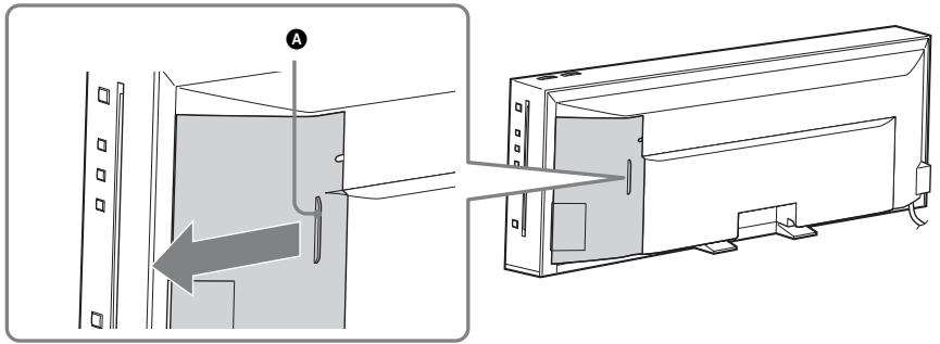 SONY BDV-F700 - Pour retirer le couvercle du panneau de l'appareil - 1