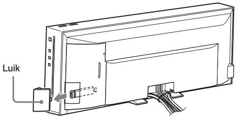 SONY BDV-F700 - Het luik van het beschermpaneel openen - 1