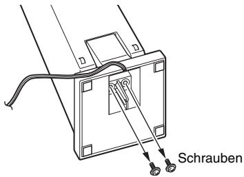 SONY BDV-F700 - Entfernen Sie die Schrauben (werkseitig befestigt) an der Unterseite des Lautsprechers. - 1
