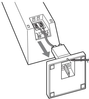 SONY BDV-F700 - Separe el soporte del altavoz. - 1