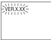 SONY DAV-DZ730 - Wenn die Versionsnummer auf dem Fernsehschirm erscheint - 1