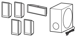 SONY DAV-DZ730 - Luidsprekerverpakkingen - 1