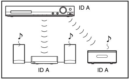 SONY DAV-DZ730 - Het ID van het toestel instellen - 1