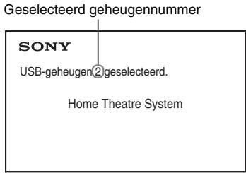 SONY DAV-DZ730 - Druk op MEM SEL. - 1