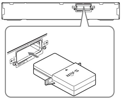 SONY DAV-DZ730 - Plaats de draadloze zender. - 1