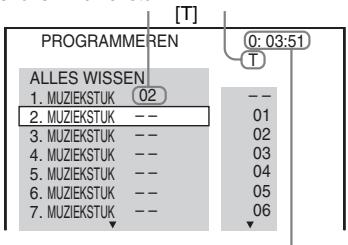 SONY DAV-DZ730 - Bijv. Muziekstuk 2 instellen als het eerste geprogrammeerde muziekstuk - 1