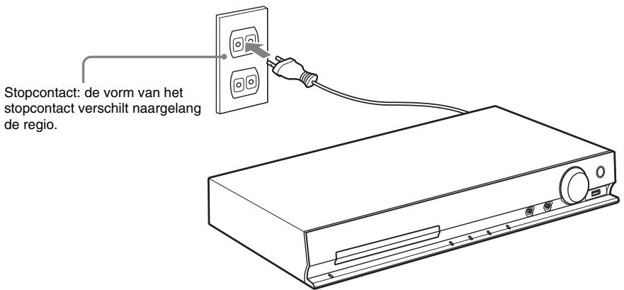 SONY DAV-DZ730 - Sluit het netsnoer aan. - 1