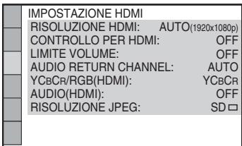 SONY DAV-DZ730 - Selezione del tipo di segnale video in uscita alla presa HDMI OUT - 4