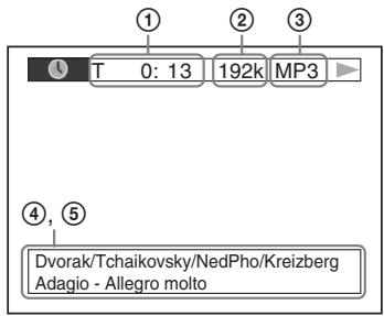 SONY DAV-TZ230 - Informatie op het tv-scherm - 1